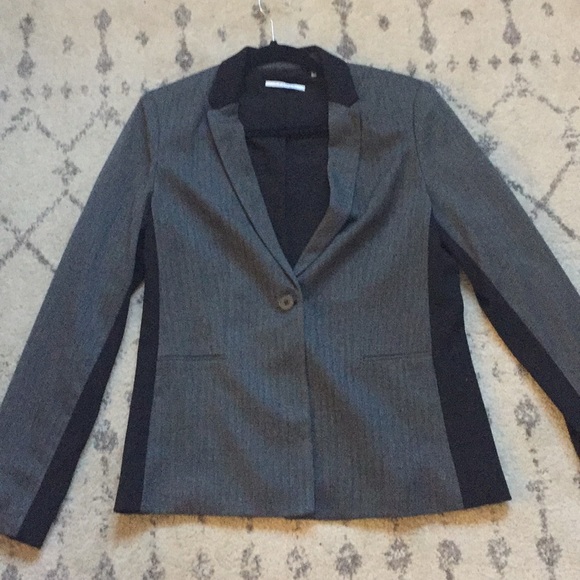 T Tahari Herringbone Blazer - Picture 1 of 3